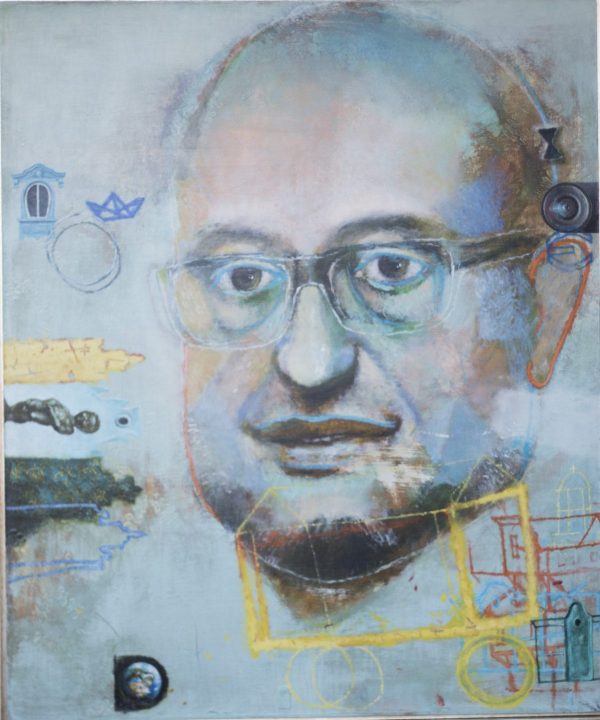 портрет на Емил Стоянов на 60 години – художник: Атанас Хранов